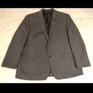 Lauren Ralph Lauren 100% Wool Lightweight Gray Jacket Men’s Size 50R Blazer Flaw